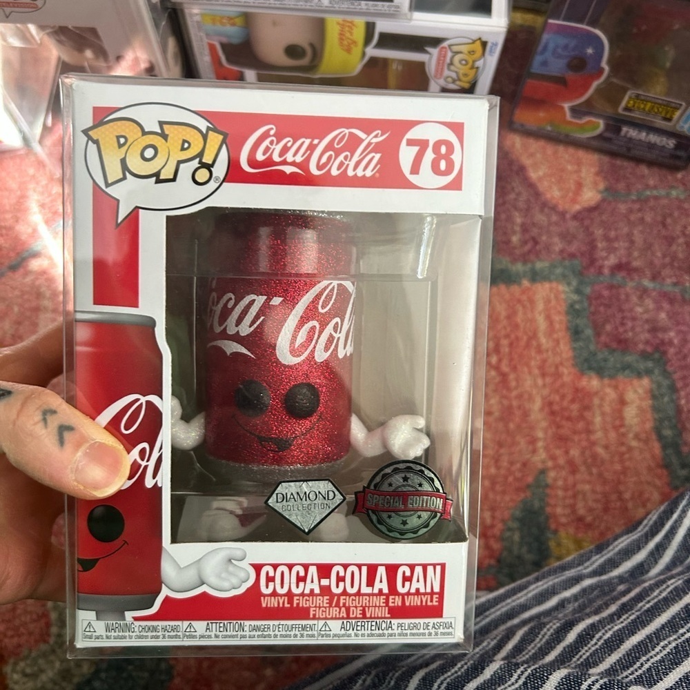 Funko Pop! Icons 78 Coke Coca Cola Can Glitter Diamond Collection Special Edit - Picture 4 of 10